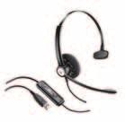 With life-like audio and simple call controls for a convenient hands-free experience, a flexible headband that adjusts to a perfect fit, the corded Blackwire 200 series makes voice communications