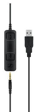 5 mm jack & USB plug, allowing connection to smartphones, tablets etc.