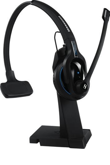Multi-connectivity seamlessly switch between softphone and mobile calls Single-sided headset with headband wearing style Sennheiser voice clarity for a natural Intuitive user interface easy boom