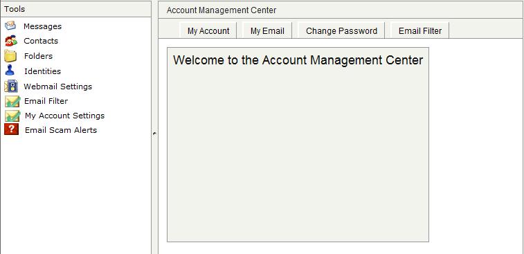 When you click on My Account Settings you will be brought to this page.