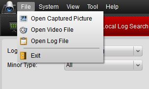 Navigate to File Open Log File from the menu bar. 2.