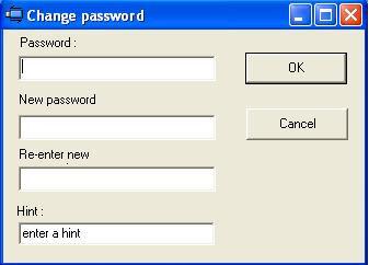 If You Forget the Password If you forget your password, you can use the password hint to remember it.