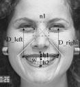 Table 2. Representation of lower face features for AUs recognition Figure 5. Lower face features.
