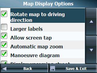 "Map Manager Menu" enables defining