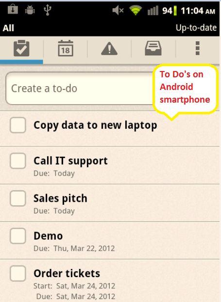 To Do's on Android