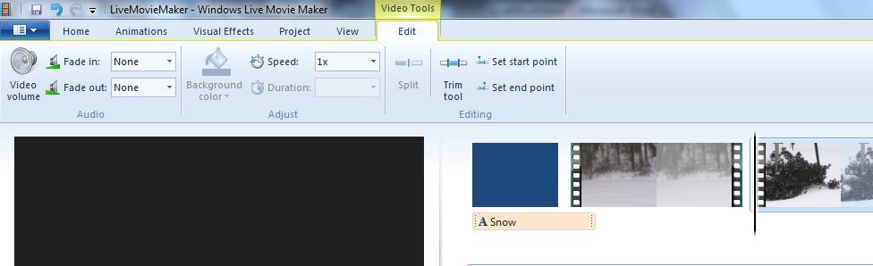 The clip appears in your project as two separate clips Adding Additional Video Clips to a Presentation from a Device Earlier in this document, there was an explanation of how to import video from a