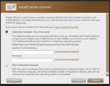 Step L: Enter your Adobe ID (typically your email address that you used when you