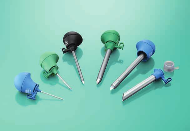 The New Trocar Generation from KARL STORZ The new trocar generation combines single-use and reusable components.