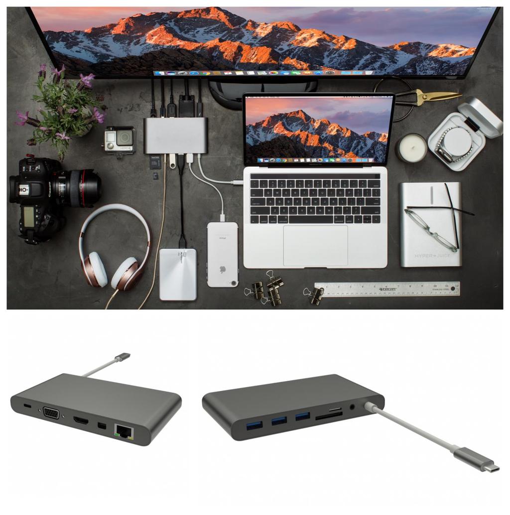 Ultimate USB-C Hub The most complete USB-C hub ever made with the most output ports Turns a single USB-C connection into 3 x USB-A 3.