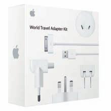 6x plugs for use worldwide, USB to 30-pin cable & universal adapter AC 100/240V APPLE TV stream