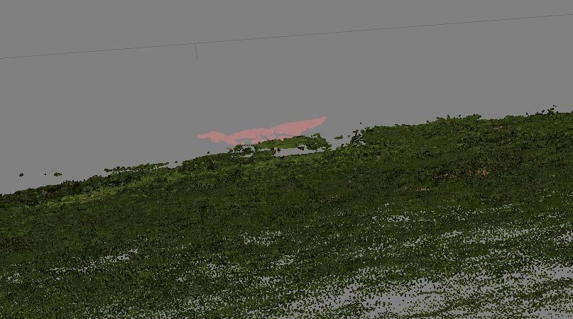 AgiSoft allows export of image mosaic files in a LAS format, a public file format for 3-dimensional point cloud data such as LiDAR data or in this case 3-dimensional UAS data.