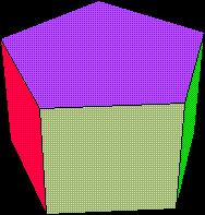 Prism: V = Bh B = area of the