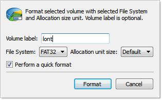 Warning: Logical drive (volume) resize is not part of Rollback feature - all changes are final and can not be undone. 4.