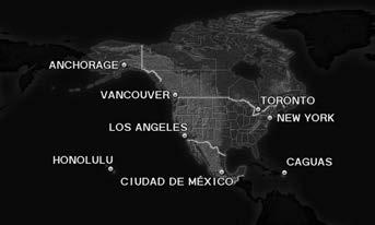 Client Assistance Map Coverage Map Coverage The navigation system provides map coverage for the United States, Canada, Puerto Rico, and Mexico.