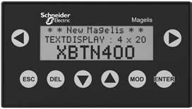 XBT R XBT N00 XBT RT5 The various keys can be used to: b Modify variables b Control a device b Navigate within the operator dialog application On XBT RT terminals, the touch screen can also be used