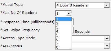 2 Door 2 Reader: It can have at most 2 readers to control 2 doors. 2. 4Door 4 Reader: It can have at most 4 Readers to control 4 doors.