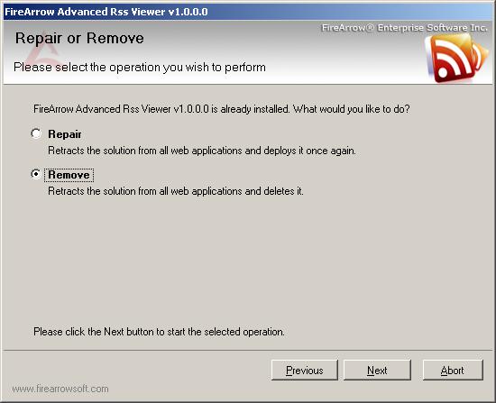License Management The FireArrow Advanced RSS Viewer is allowed to use for 30-days after the installation without license activation.