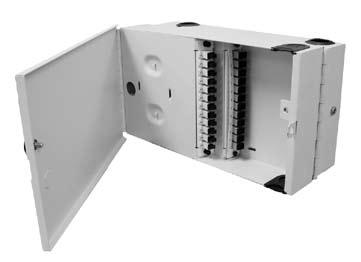 The ifdt enclosure provides standard SC/APC connections and parking adapters for locating the connectorized pigtails prior to deployment.