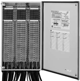 OmniReach FTTN Solutions NCX-1000s Distribution Intercept Cross-Connect for CoolPed Cabinets The NCX-1000s service delivery cross connect is designed for customers who use the Emerson CoolPed cabinet