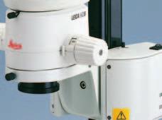 Plenty of room for large specimens: the new Leica incidentlight base Motor focus for repetitive tasks Ergonomics throughout Users of the Leica MS5 and MZ6 stereomicroscopes can benefit from the