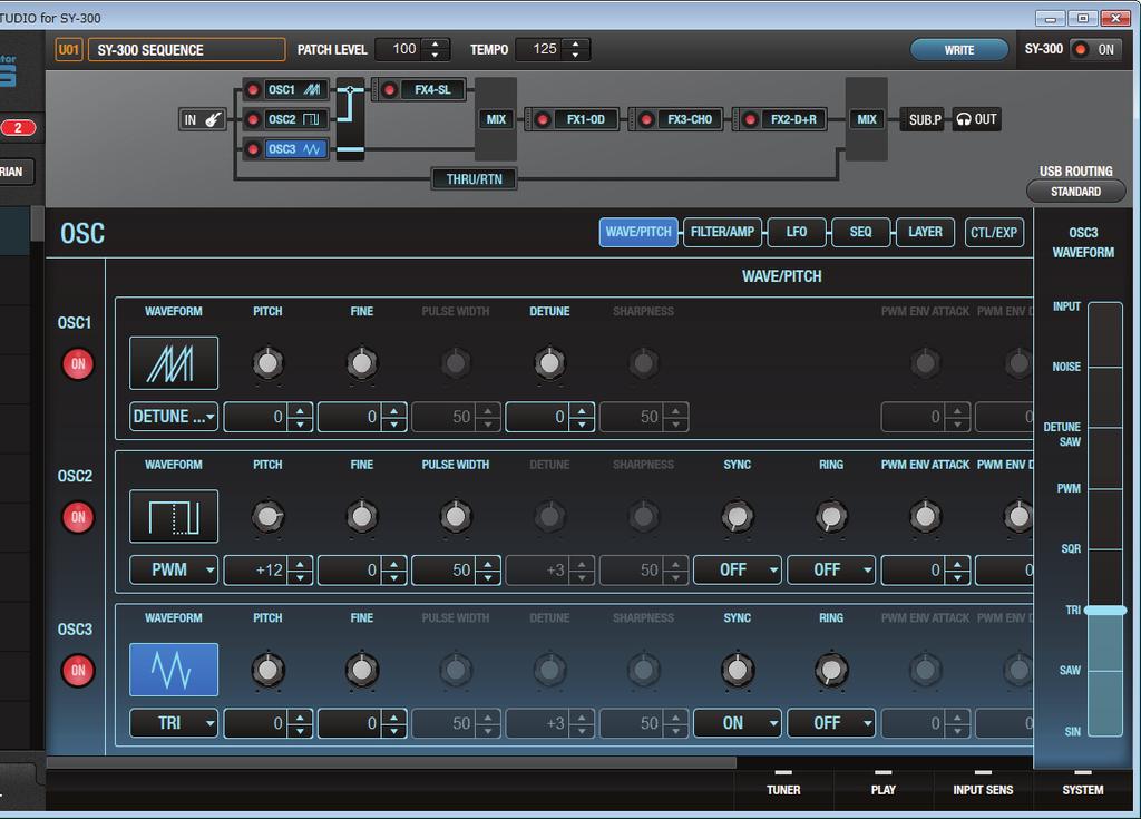 Using the Audio Player You can use the audio player built into TONE STUDIO to listen to audio data.