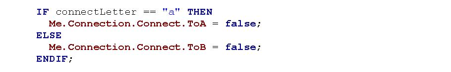 176 Chapter 6 For the "b" case the second array element [2] gets the reservation Tagname String value. Then the repeating cycle of the QuickScript execution is halted by setting the trigger false.