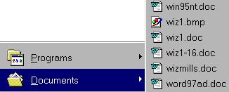 Opening files you've saved: four different ways There are different ways you can open a file from Windows NT/95/98: 1. Load the software the file was created in, then Open the file from the File menu.