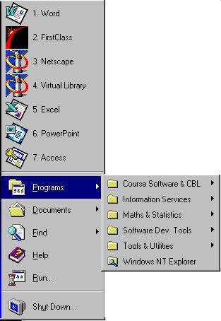 Windows NT/95 basics Before you can run Windows NT on SHU's workstations, you need to log in. See An Introduction to IT facilities at SHU if you haven't got a login code or don't know how to use it.