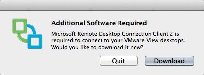 After clicking Download, a web page will open to download the Microsoft Remote Desktop Connection