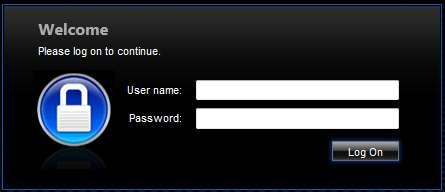 Enter the following information to login and press the Log On button