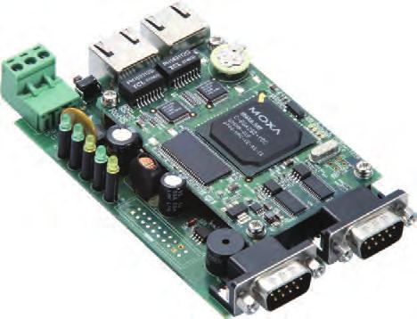 EM-1220 Series Overview The EM-1220 embedded module features 2 RS-232/422/485 serial ports, dual Ethernet ports, and an SD socket for external storage
