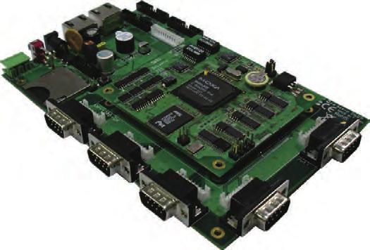 Industrial Computing EM-1240 Series RISC ready-to-run embedded core modules with 4 serial ports, dual LANs, SD MOXA ART ARM9 32-bit 192 MHz processor 16 MB RAM,