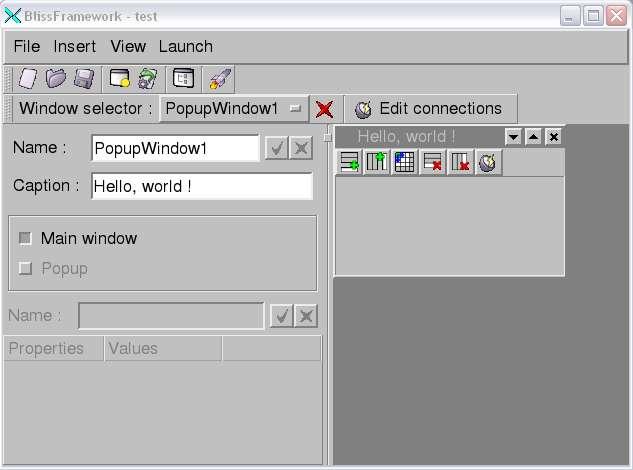 A popup window is a simple window, with no special feature. It was primarly designed to be a companion window of a MainWindow, showing up only when needed.