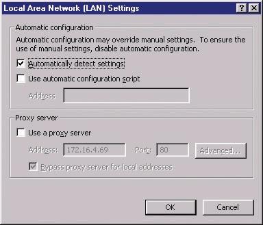 and Use a proxy server. Click OK. Then click OK again in the Internet Options page. Netscape Navigator 4.0 or Higher 1. Start Netscape.