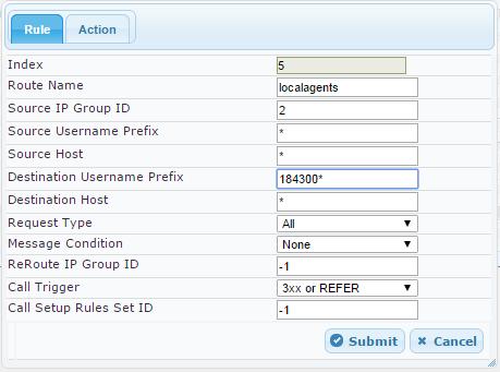 Telenor SIP Trunk with Genesys Contact Center 6. Configure a trigger rule to route local Agent REFERS to the network from to the Genesys Contact Center ba