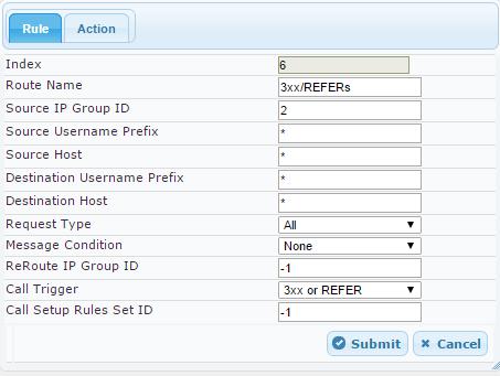 Telenor SIP Trunk with Genesys Contact Center 8. Configure a trigger rule to route calls for external REFERS to the network from the Genesys Contact Center to the Telenor SIP Trunk: a. Click Add. b.