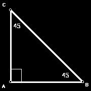 If you know the length of the hypotenuse instead of one of the sides, it's not quite at simple, but still doable.