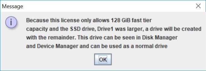 IMPORTANT: For the case where you see the following message: If the SSD size is greater than 128GB (or 1TB for the Plus version), a third-party OS migration tool will be required to first migrate the