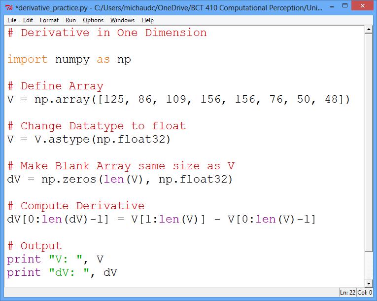 Python Example:
