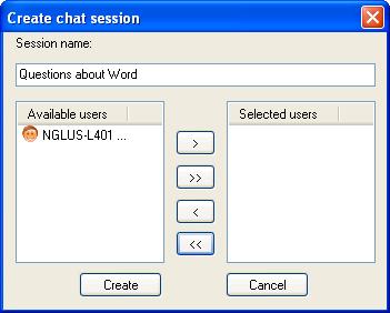 Chat with your students 21 3. Enter a name for the session. 4.