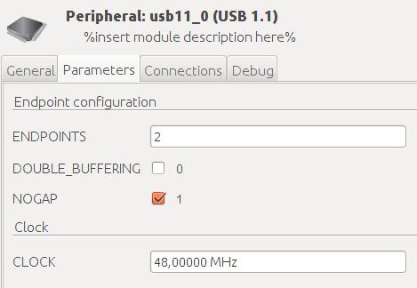 Figure 26: Configuring Parameters of USB 1.