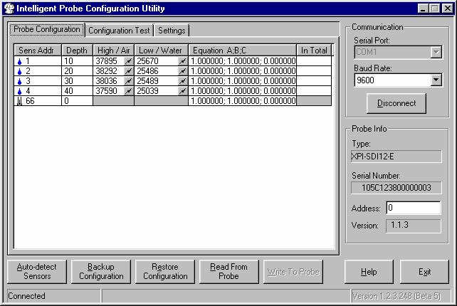 Appendix B. Normalization and Function Test Start the IPConfig Utility (Intelligent Probe Utility Software, P/N SEN06025) on the PC by clicking on the IPConfig Utility icon (shown in Figure B-3).