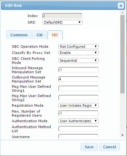 Microsoft Lync & Twilio SIP Trunk 5. Assign Manipulation Set ID 4 to the SIP trunk IP Group: a. Open the IP Group Table page (Configuration tab > VoIP menu > VoIP Network > IP Group Table). b.