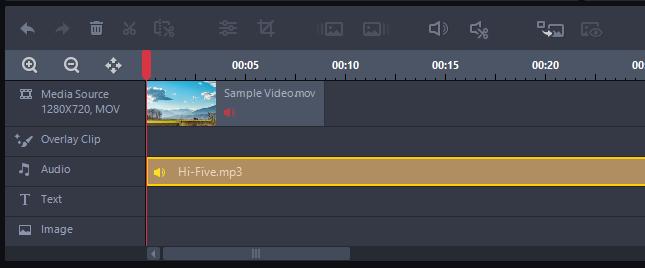 6) Video Fade In/Out ( / ) You can add a fade in or fade out effect to the start and end of the video.