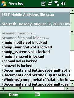 8. Troubleshooting This section provides solutions to common questions about ESET Mobile Antivirus. 8.