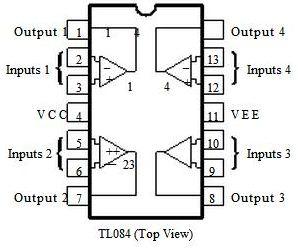 Comparator TL084 MCU Output