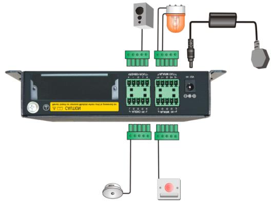Connecting Cables to Ports on the Rear Panel Connect to other devices as needed. For how to connect to another device, refer to related documents of the device.