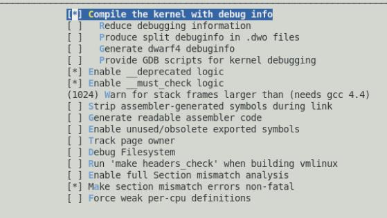 Chapter 9: Linux OS Aware Debugging Using SDK Follow the below steps to configure the Linux kernel to build with the debug information. 1.