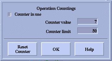 LIB 510 1 General 1MRS751388-MUM Operations can be made, if the authorization level of the operator is Control (1) or higher. The counting is set in use with the Counter in use button.