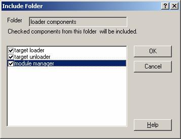Configure System Image Include: development tool components > loader components Check